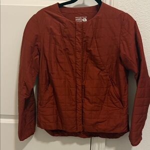 Mountain Hardwear Women's Brick Red Puffer Jacket